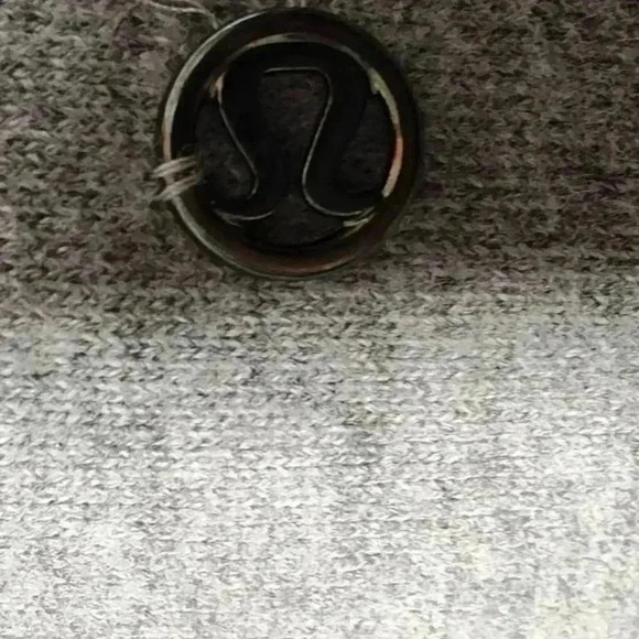 Lululemon Yin To My Yang Cardigan Fleece Jacket Gray Womens 10 Snaps - Picture 3 of 3